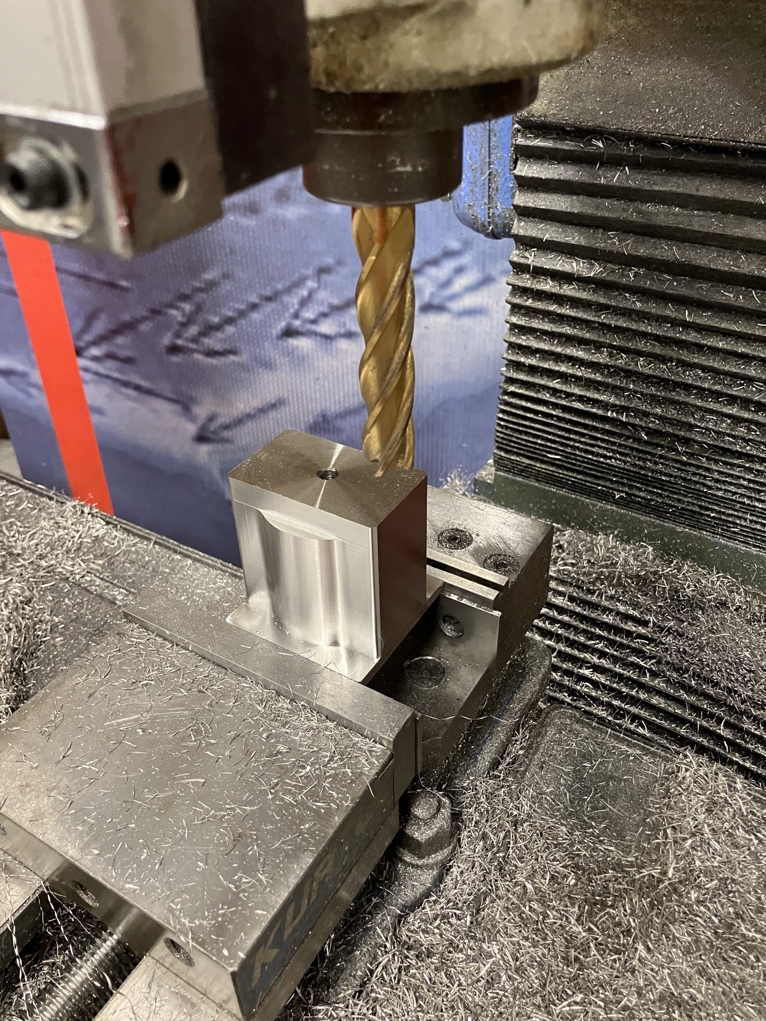 Profiling the outside of the boiler.
