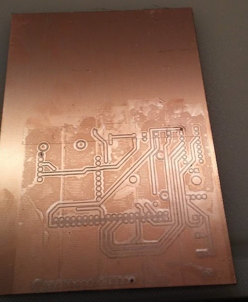 vinyl applied to the pcb